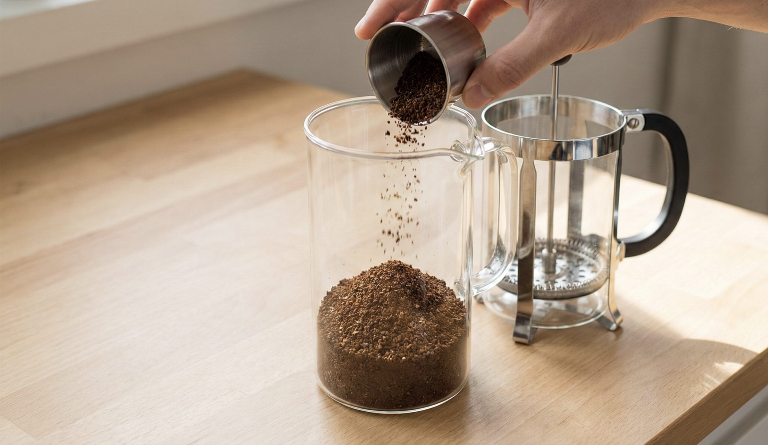 French press second step