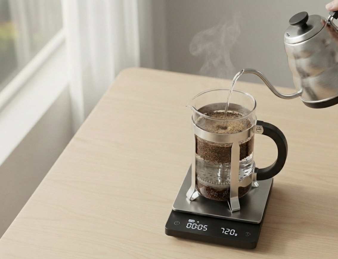 French Press step 3